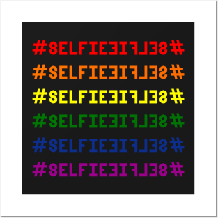 #SELFIE shirt Posters and Art